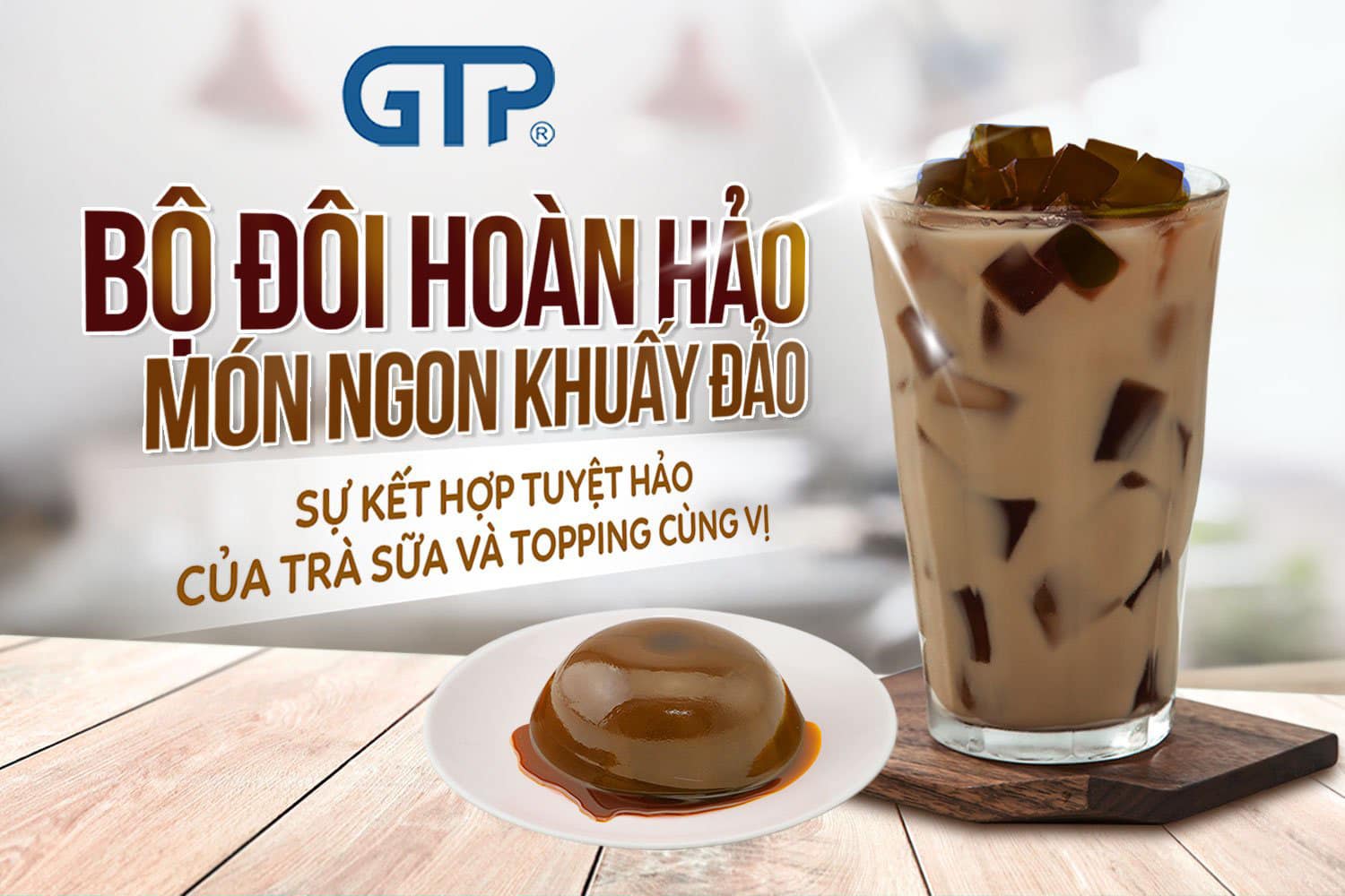 Cách nấu trà sữa bằng bột sữa socola GTP thơm nồng đậm vị