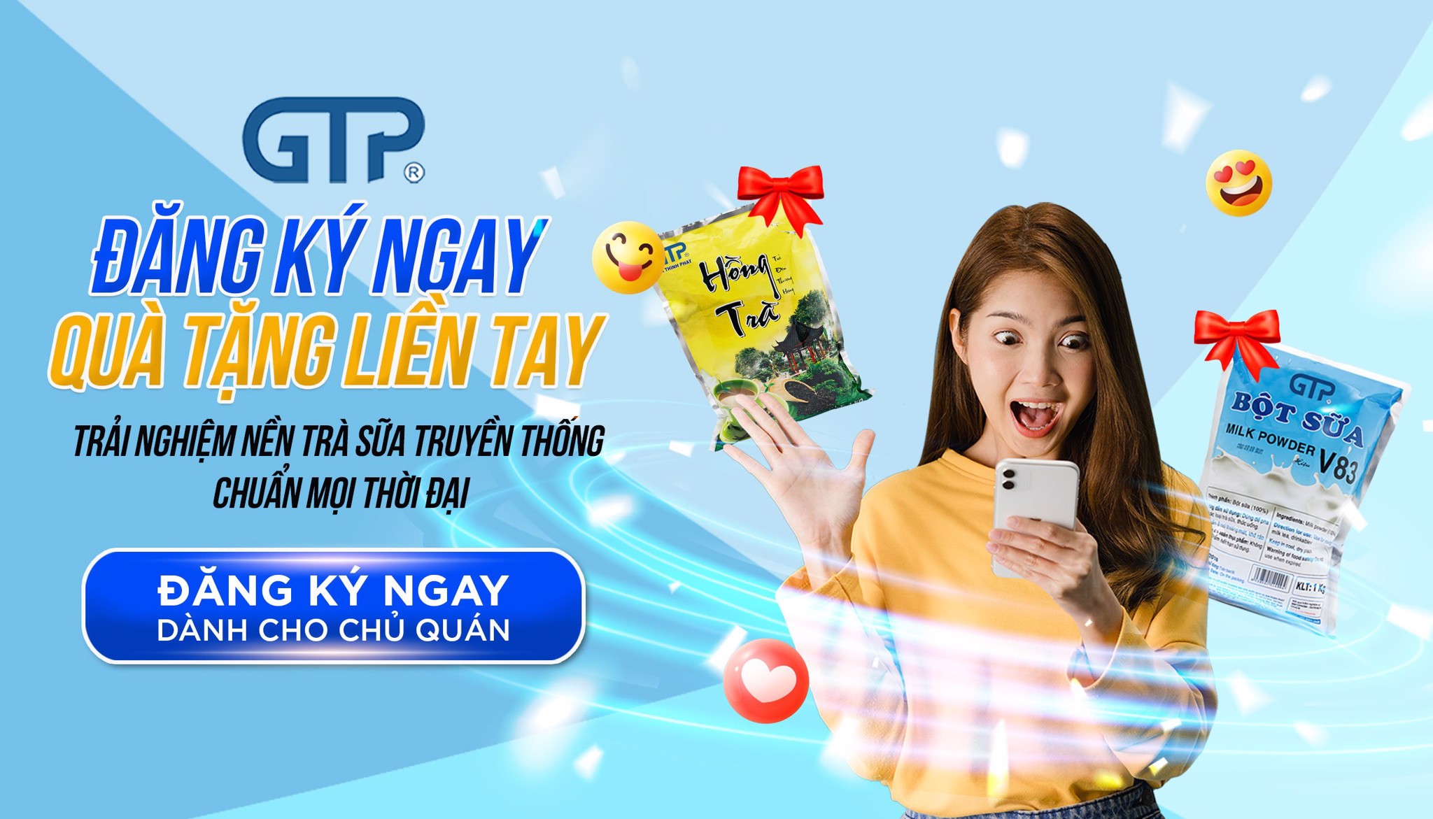 Cơ hội trải nghiệm bộ nguyên liệu trà sữa truyền thống hoàn toàn miễn phí dành cho chủ quán