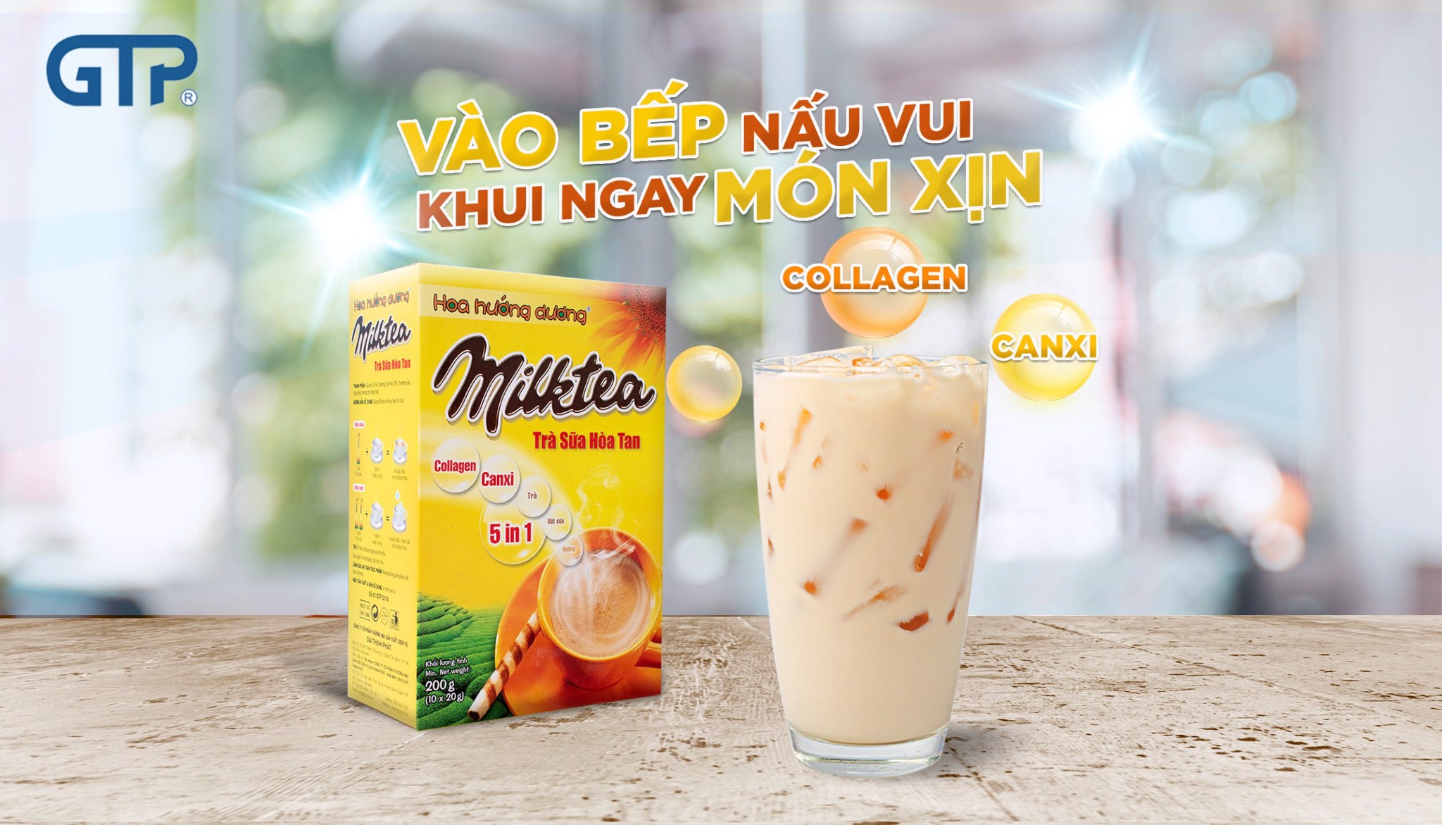 Trà sữa hòa tan Hoa Hướng Dương: Trà sữa chuẩn vị tại nhà không khó!