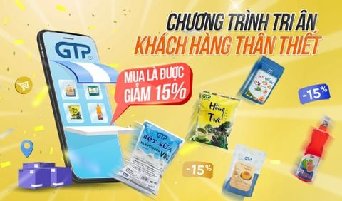 GTP tri ân khách hàng thân thiết tháng 8, cứ mua là giảm!