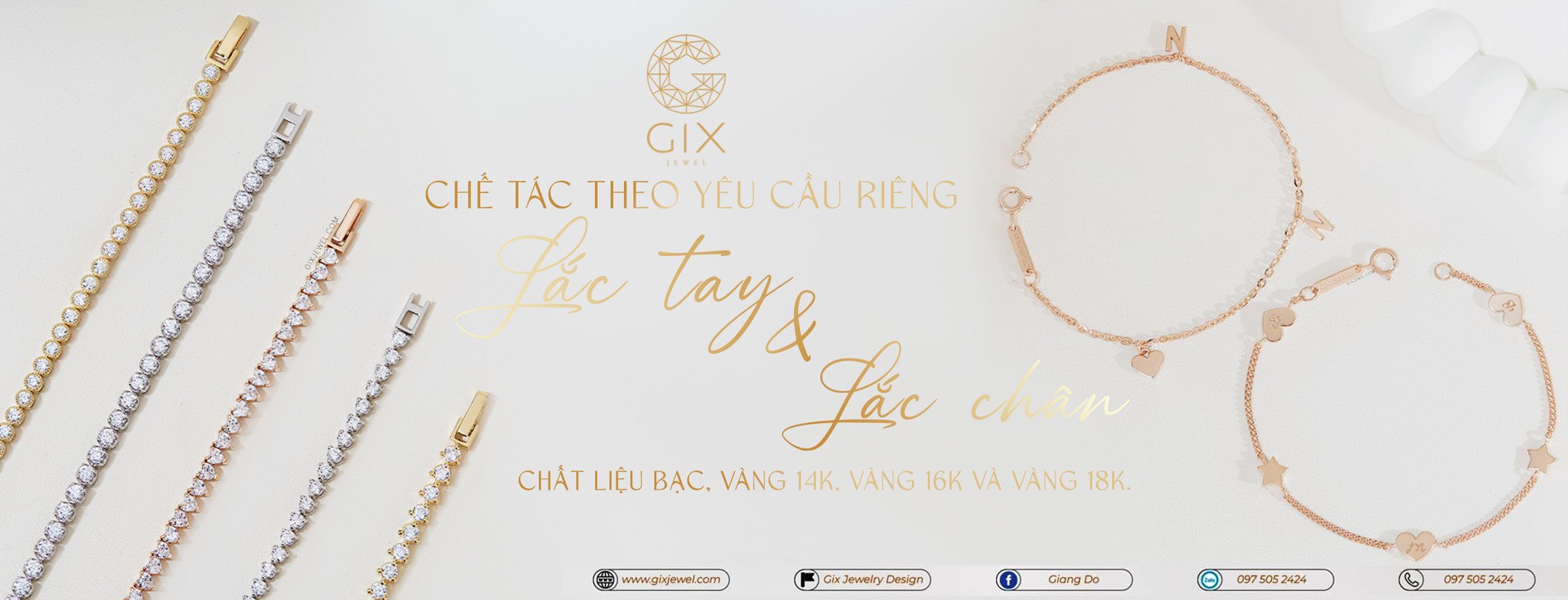 Lắc/ Vòng Tay Vàng 18K