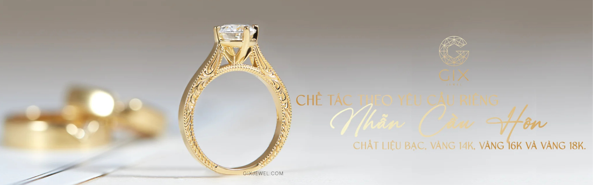 Nhẫn Cầu Hôn Bạc
