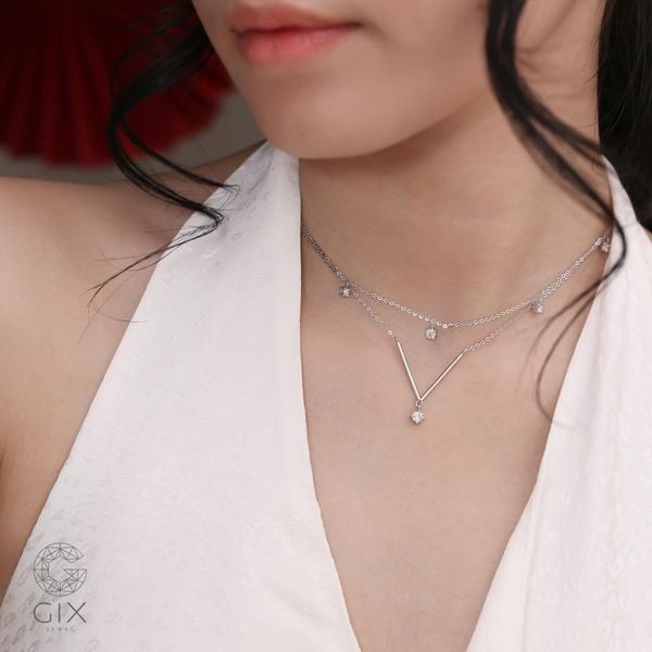 Dây chuyền bạc nữ thiết kế độc đáo