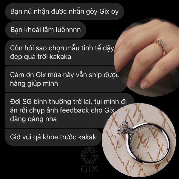 nhẫn cầu hôn bằng vàng hay bạc