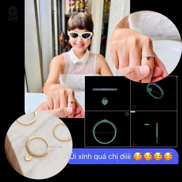 nữ đeo nhẫn ngón trỏ tay trái