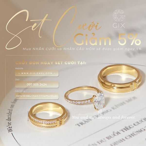 mua nhẫn cưới trả góp