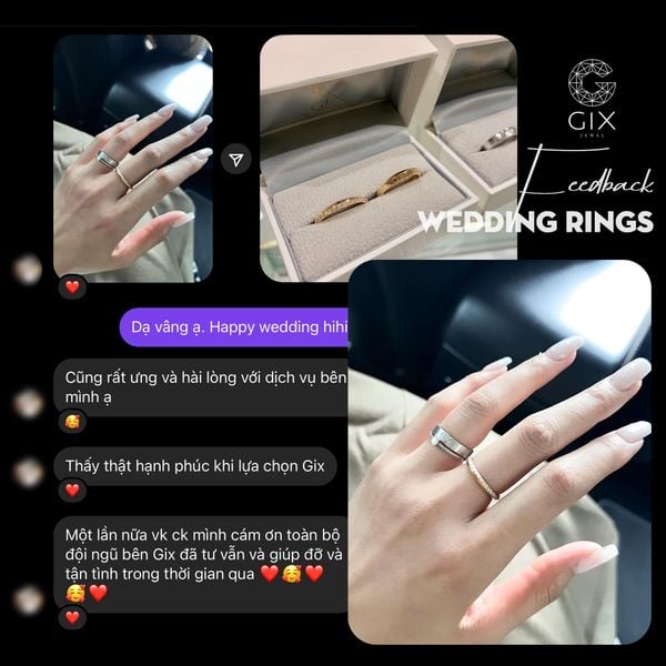 nhẫn cưới khắc tên