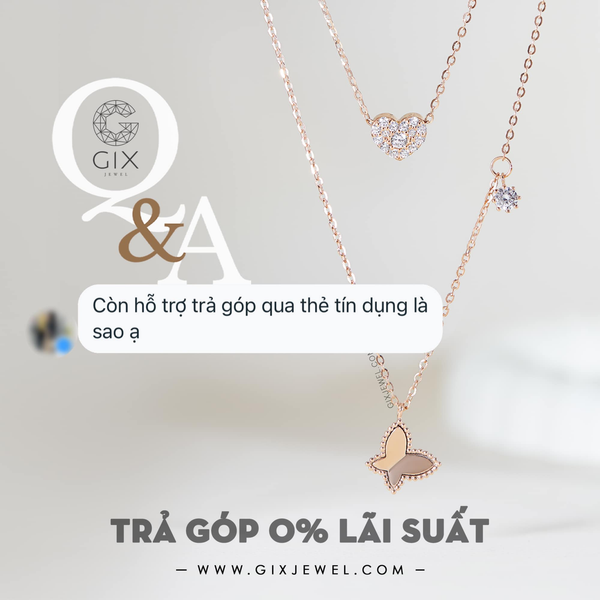 dây chuyền vàng hồng