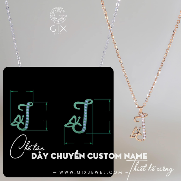 dây chuyền vàng hồng