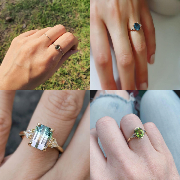 nữ mệnh mộc đeo nhẫn ngón nào