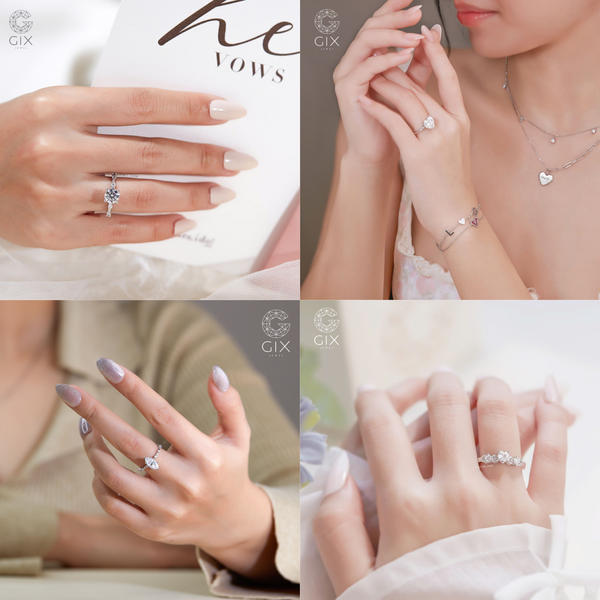 nhẫn cầu hôn chọn chất liệu gì