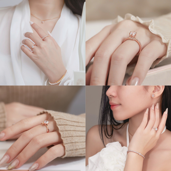 nhẫn cầu hôn chọn chất liệu gì