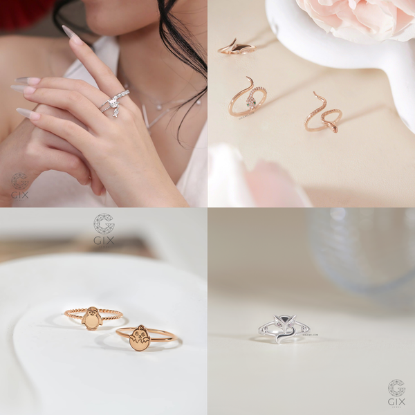 các kiểu nhẫn nữ