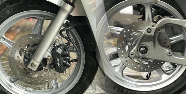 Combo độ xe lên 2 thắng dĩa cho SH