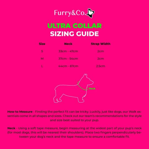 ULTRA COLLAR SIZE GUIDE