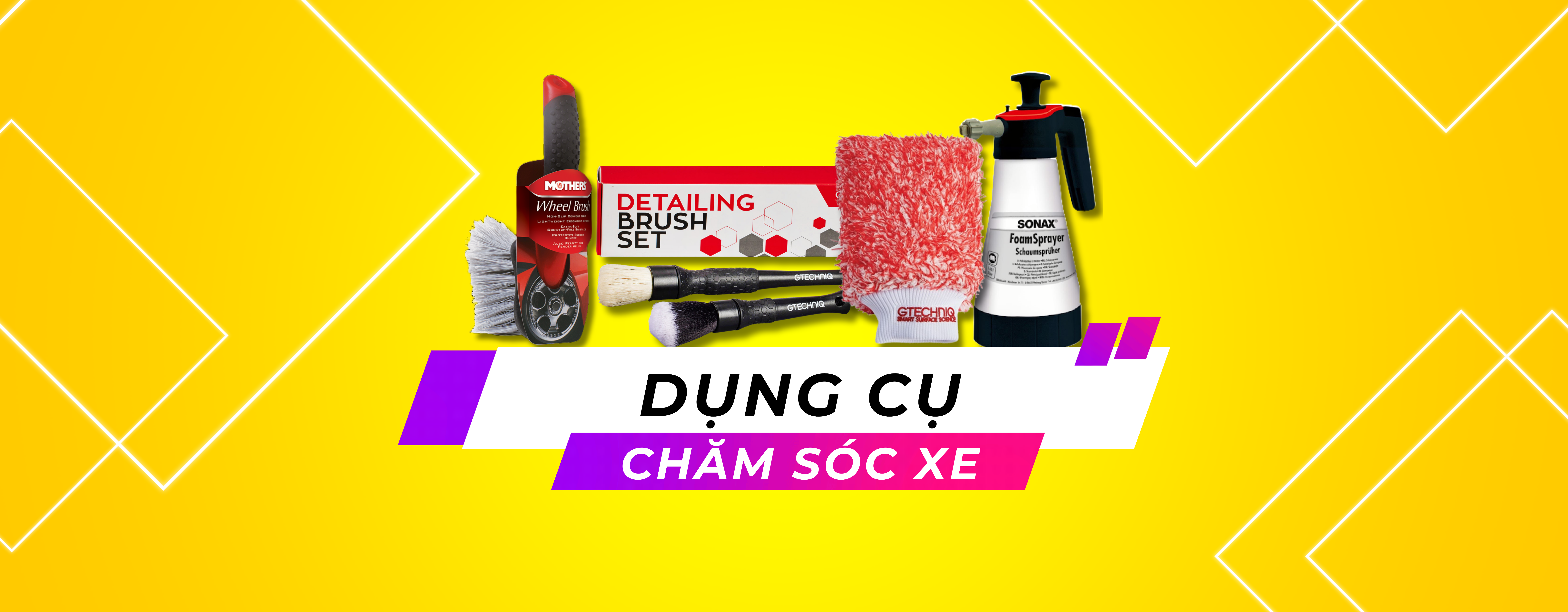 Dụng cụ chăm sóc xe
