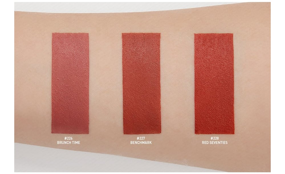 bảng màu Son Thỏi Mịn Lì 3CE MATTE LIP COLOR 1