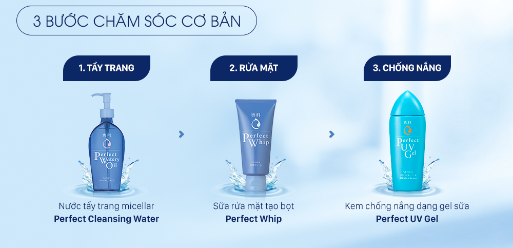 Gel Chống Nắng SENKA PERFECT UV GEL SPF50+ PA++++ 80ml