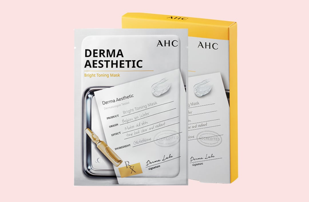 AHC Derma Aesthetic Bright Toning Mask - top mặt nạ giấy của AHC