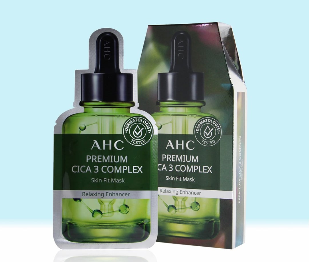 AHC Premium Cica-3 Complex Skin Fit Mask - top mặt nạ của AHC