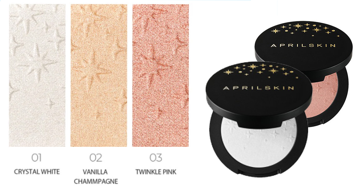 bảng màu Phấn Bắt Sáng APRILSKIN MAGIC SHINE HIGHLIGHTER 15G