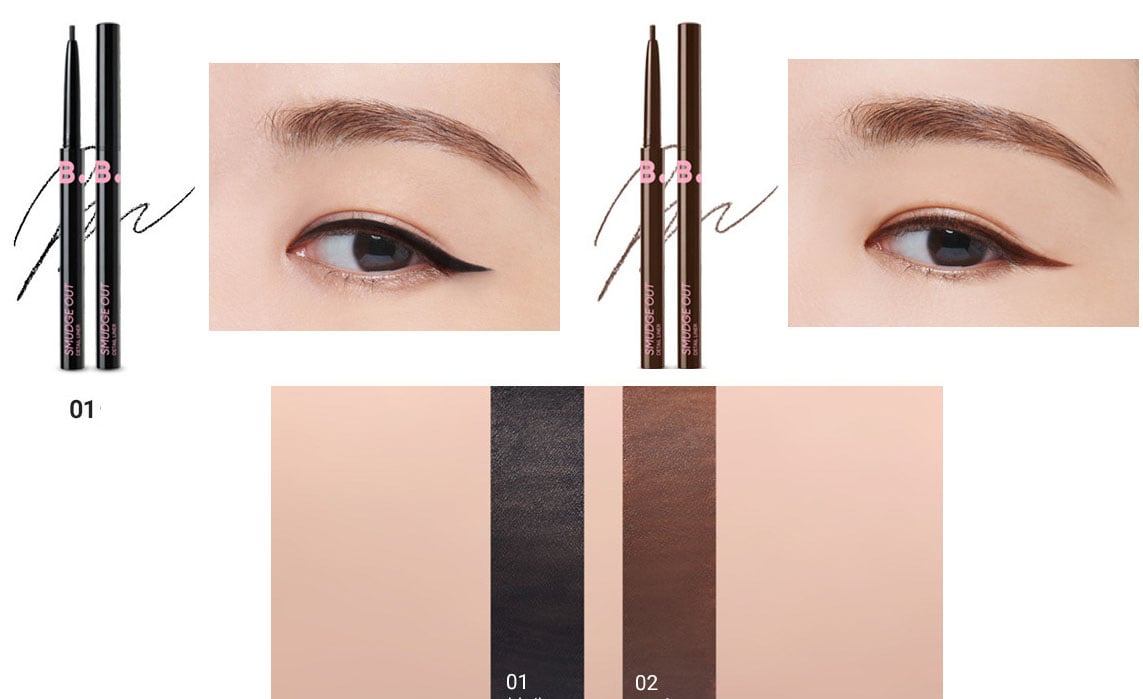 Chì Kẻ Mắt B.BY BANILA SMUDGE OUT DETAIL LINER 0.1g