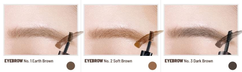 bảng màu Kẻ mày dạng bút lông Clio Kill Brow Tinted Tattoo XP