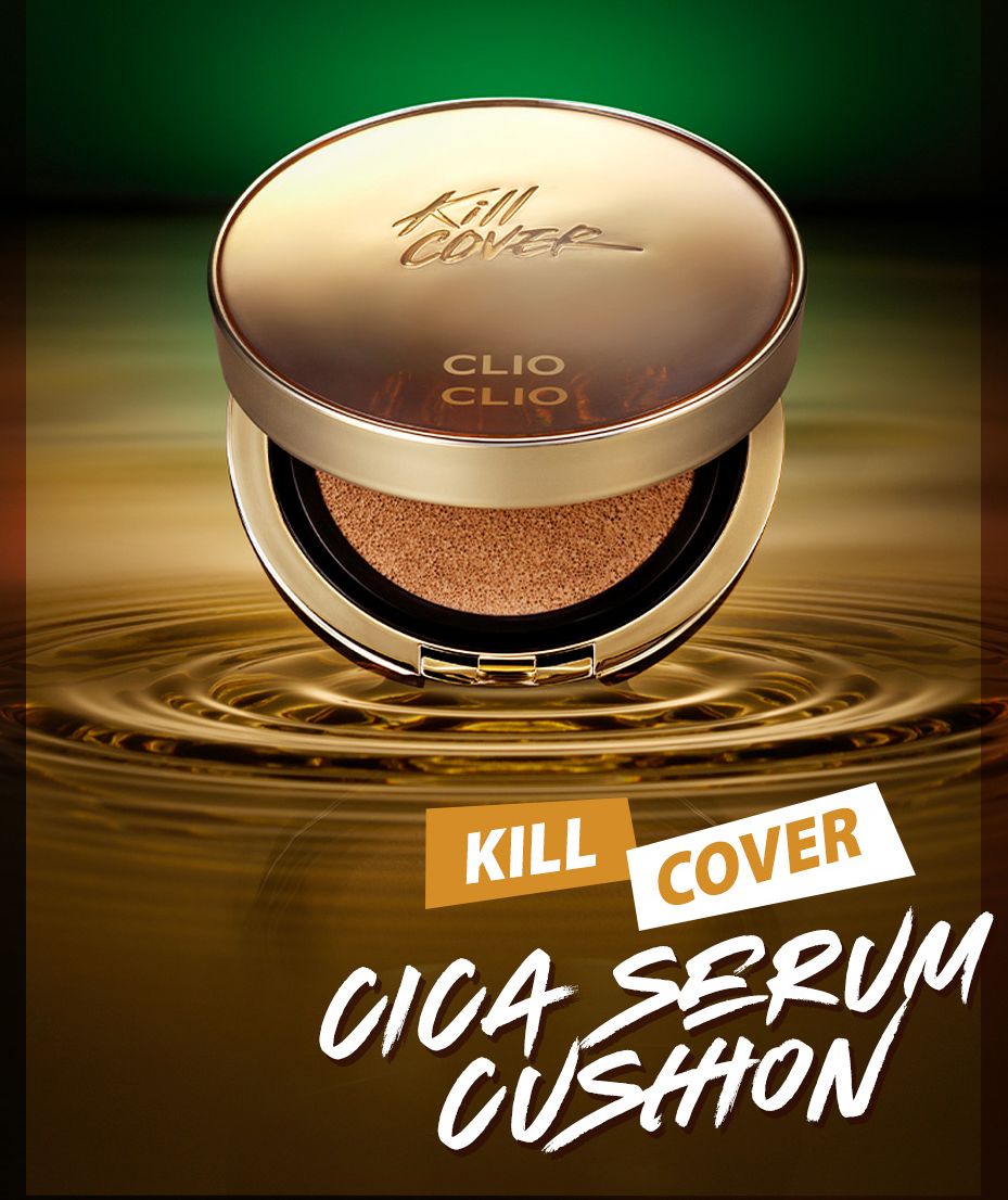 Phấn Nước CLIO KILL COVER CICA SERUM CUSHION SPF50+ PA+++