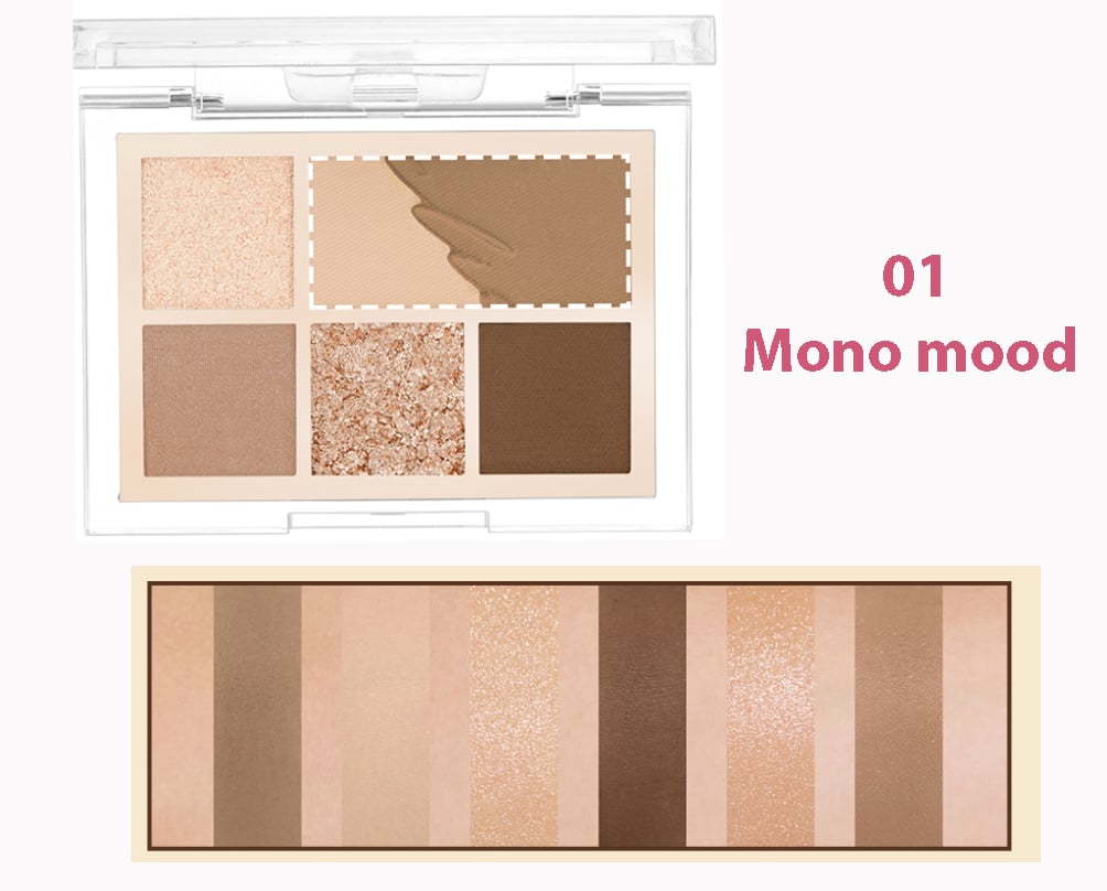 Bảng Màu Mắt Mini CLIO PRO EYE PALETTE MINI 01