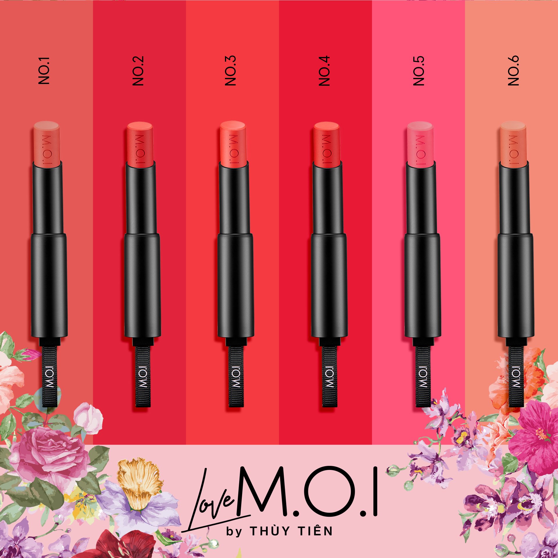 [PHIÊN BẢN GIỚI HẠN BY THUỲ TIÊN] Son Thỏi Sáp LOVE M.O.I MATTE LIQUID LIPSTICK