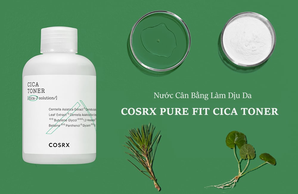 Nước Cân Bằng Làm Dịu Da COSRX PURE FIT CICA TONER 150ml