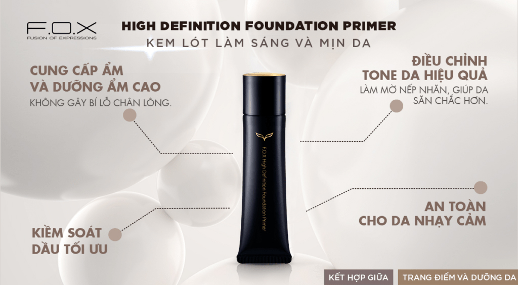 Kem Lót Sáng Mịn Da F.O.X HIGH DEFINITION FOUNDATION PRIMER 35ml