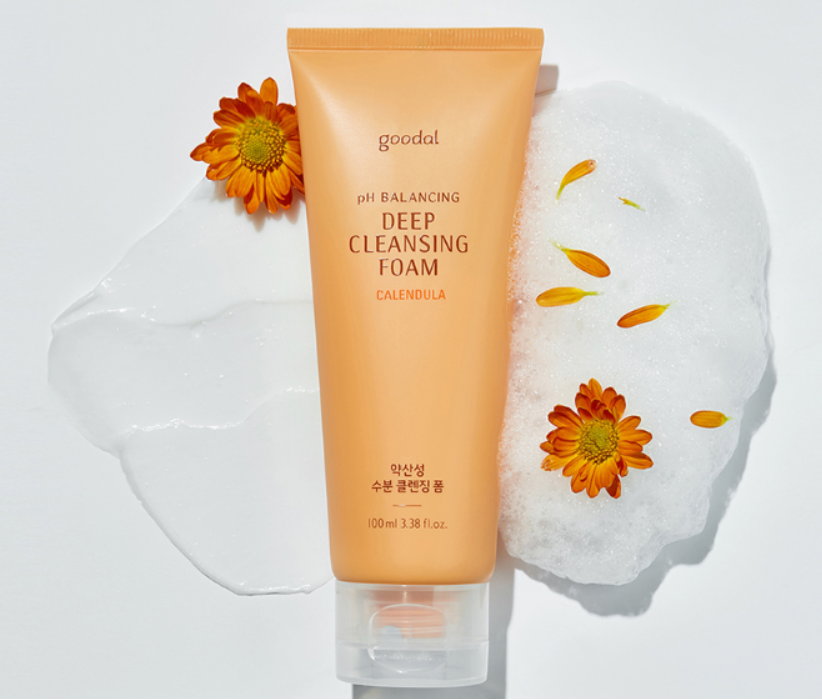 Sữa Rửa Mặt GOODAL CALENDULA PH BALANCING DEEP CLEANSING FOAM