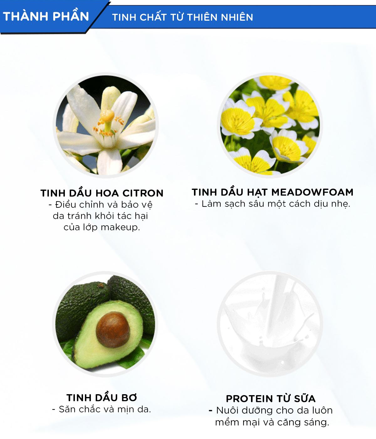 Kem Tẩy Trang Makeup Remover Cream Hoa Citron 150g