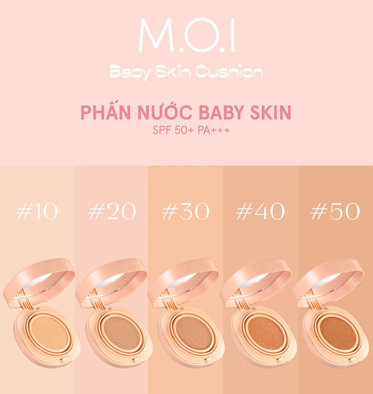 Phấn Nước M.O.I BABY SKIN CUSHION