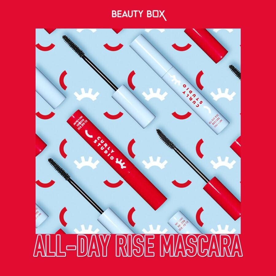 Bộ đôi Mascara làm cong và dày mi Curly Studio All Day Rise - Beauty Box