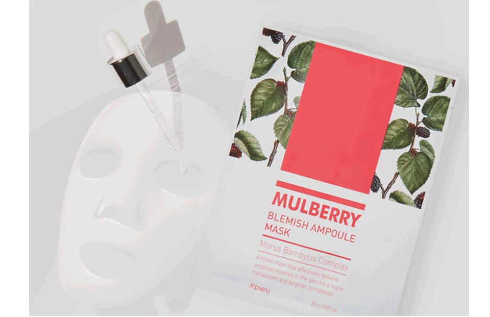 Mặt nạ giấy A'pieu Mulberry Blemish Ampoule Mask