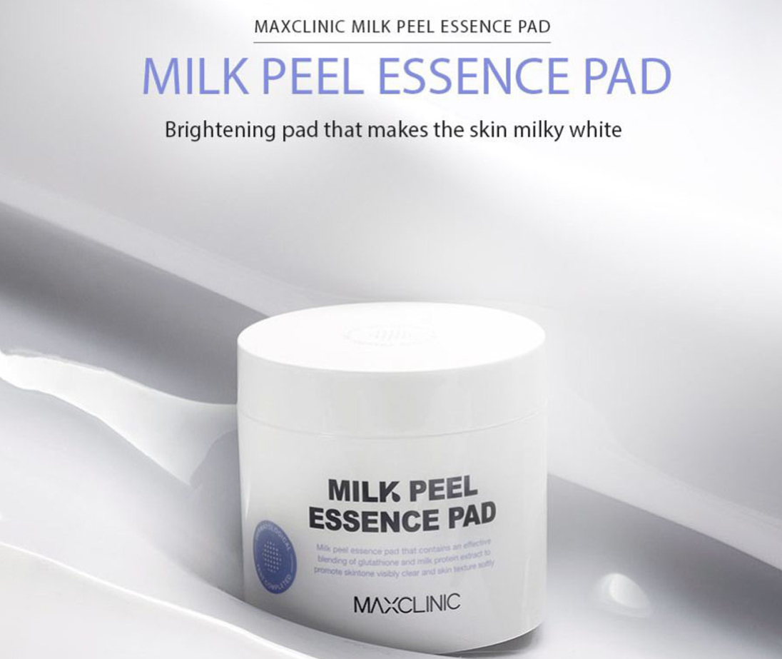 Sản Phẩm Làm Sạch & Dưỡng Da Dạng Pad MAXCLINIC MILK PEEL ESSENCE PAD (50ea)