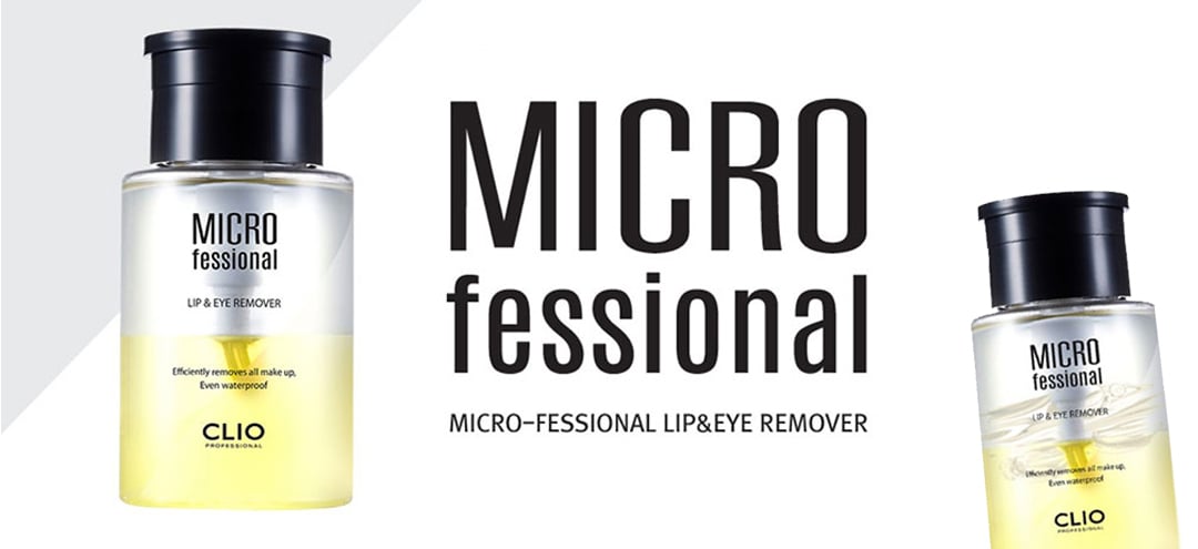 Tẩy trang môi & mắt Clio Micro-Fessional Lip & Eye Remover 150ml - Top 7 sản phẩm tẩy trang mắt môi