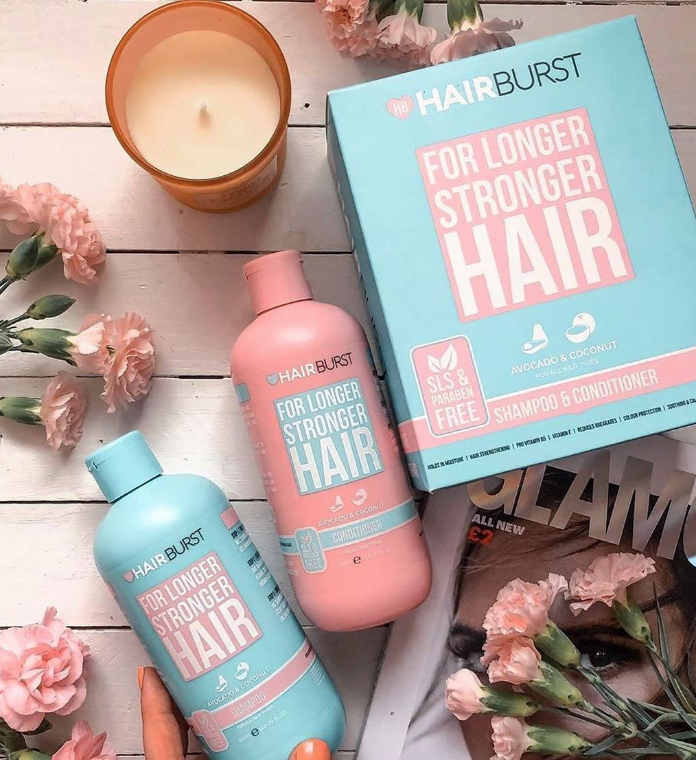 Review set gội xả kích thích mọc tóc Hairburst 1