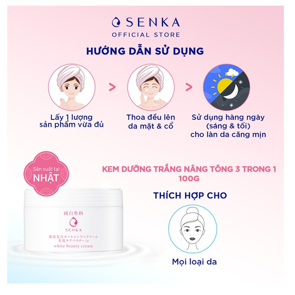 SENKA WHITE BEAUTY CREAM 100g