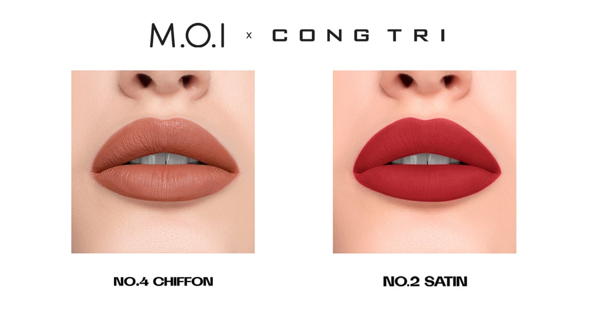 M.O.I x CONGTRI matte lipstick Collection
