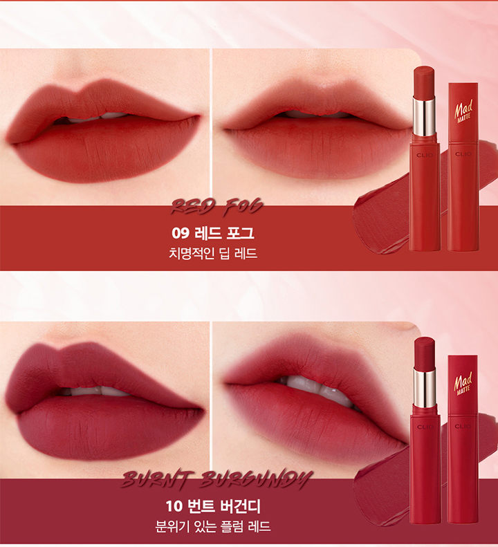 Son Thỏi Hiệu Ứng Lì Nhẹ CLIO MAD MATTE STAIN LIPS 3.3g