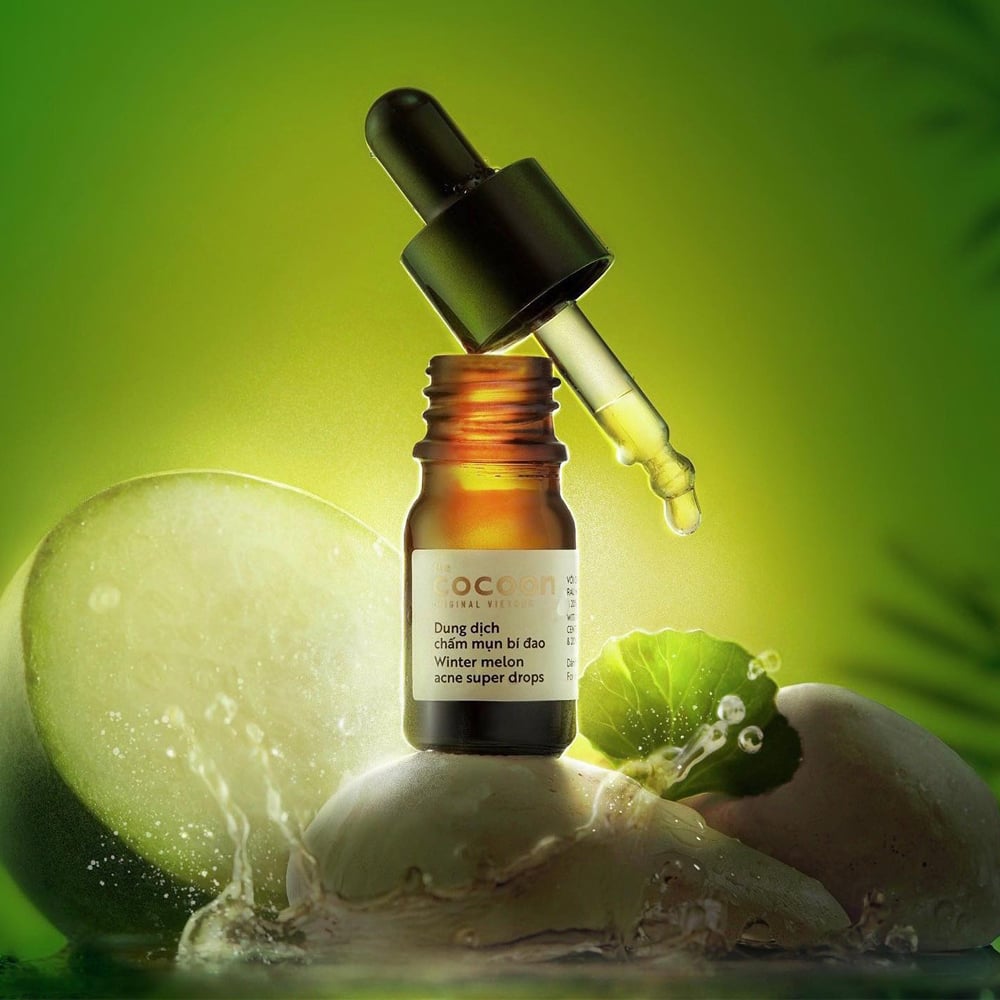 (New) Dung Dịch Chấm Mụn Bí Đao COCOON WINTER MELON ACNE SUPER DROPS 5ml