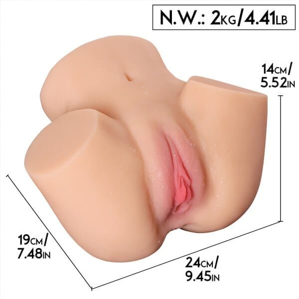 Âm đạo kèm lỗ hậu môn úp ngửa sexy mông mềm mại như da thật