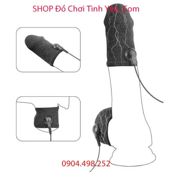 Bao Bọc Dương Vật Kích Điện Luyện Tập Kiểm Soát Xuất Tinh