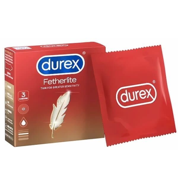 Bao Cao Su Thiết Kế Siêu Mỏng Ôm Sát DUREX FETHERLITE ULTIMA