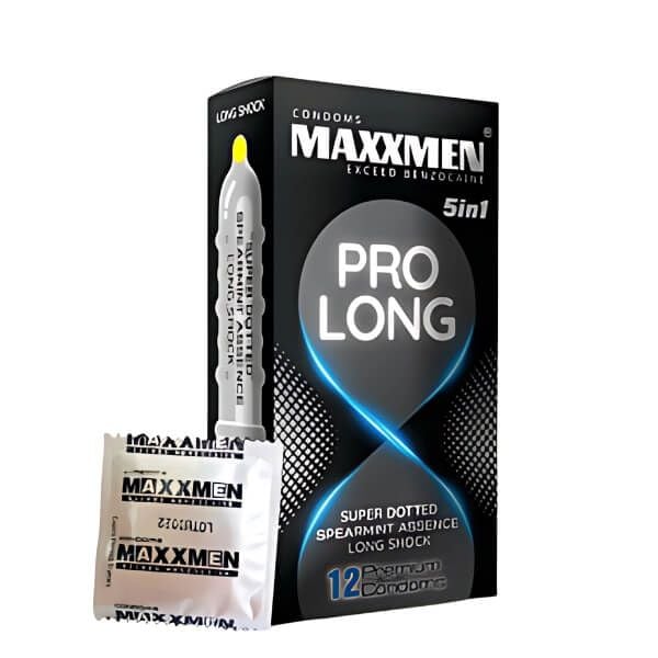 Bao Cao Su Kéo Dài Cuộc Yêu Nhiều Gân Gai MAXXMEN PRO LONG