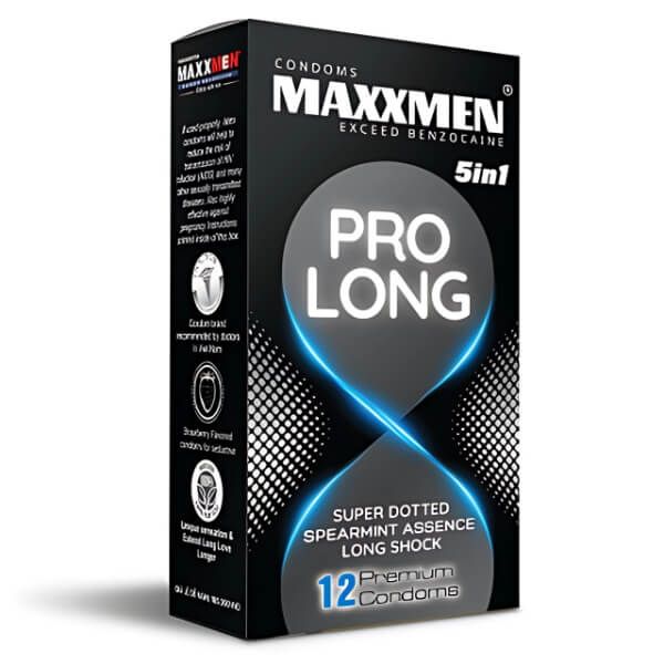Bao Cao Su Kéo Dài Cuộc Yêu Nhiều Gân Gai MAXXMEN PRO LONG