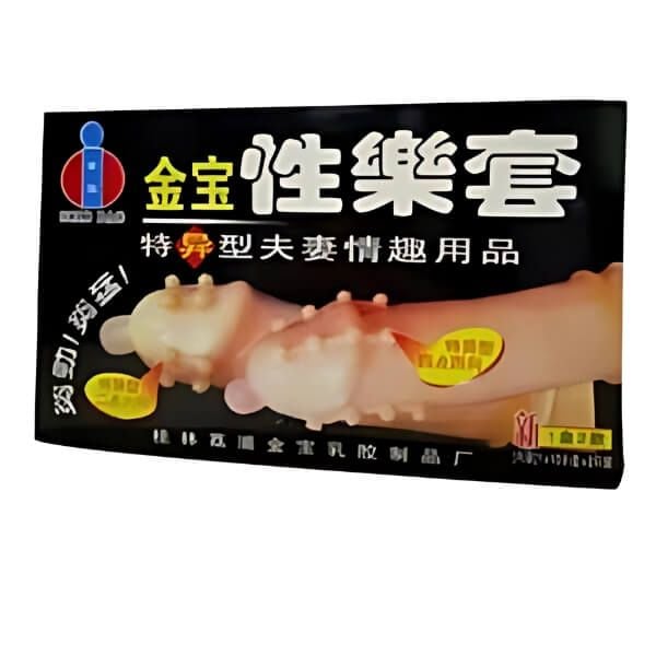 Bao Cao Su Nhiều Bi Ở Đầu Dương Vật Kích Thích Âm Đạo GOLD